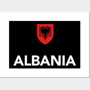 Albania Albanian Flag Posters and Art